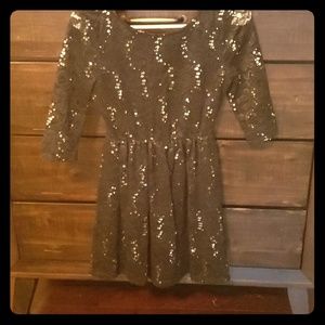 Black dress with sequins
